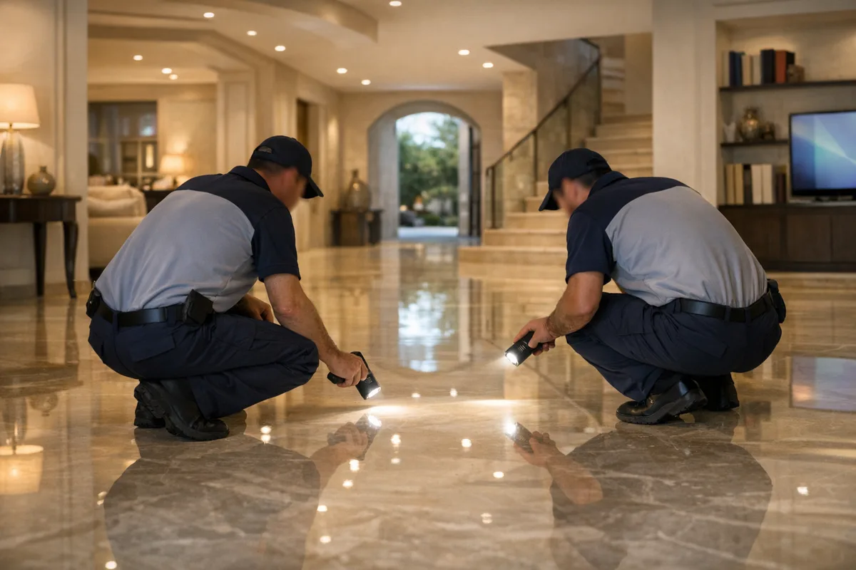 ייעוץ ליטוש מרצפות מקצועי בכניסה לבית